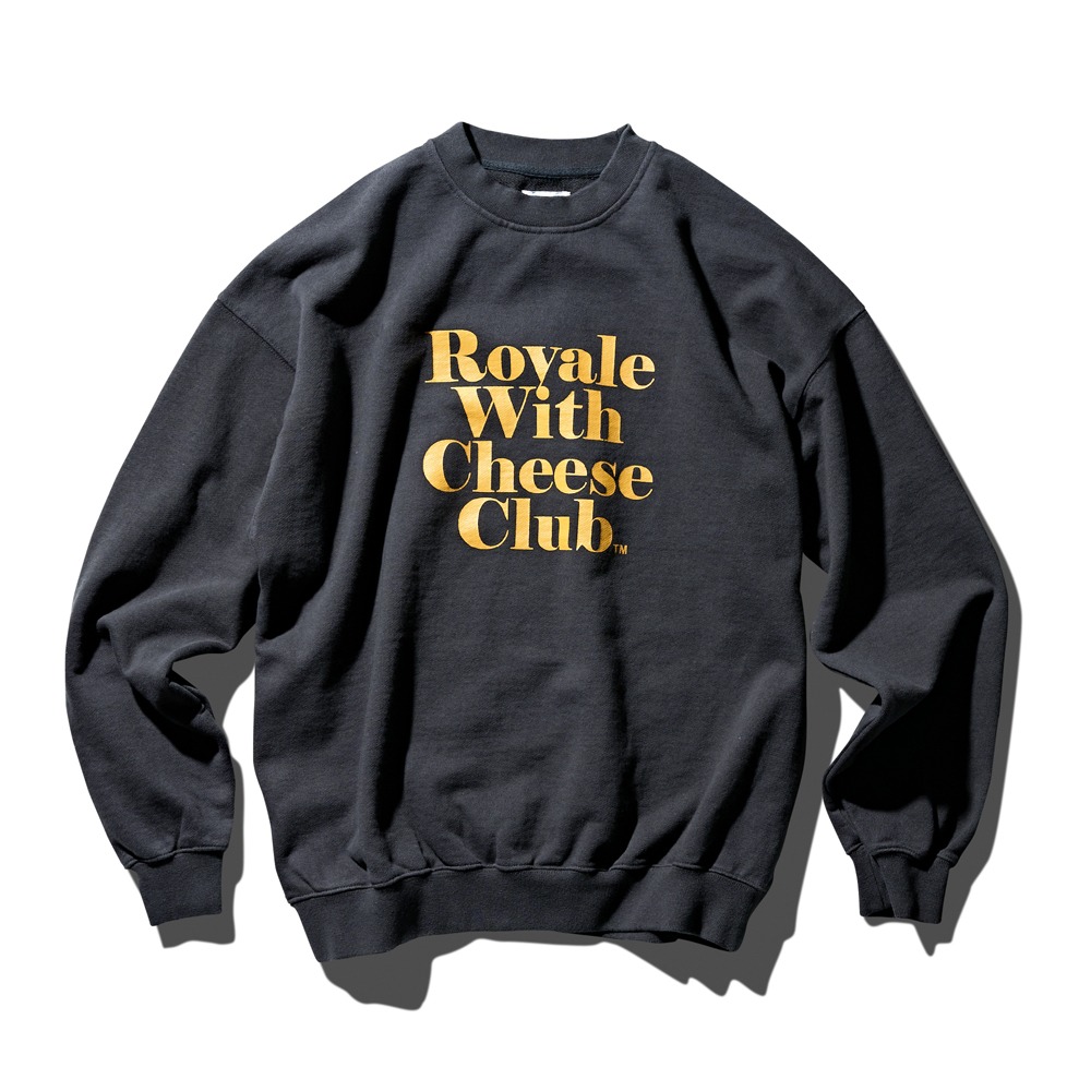 W-Movie Club Sweat Shirts Vintage Black